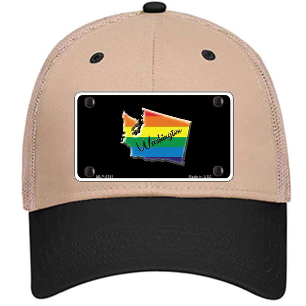 Washington Rainbow Wholesale Novelty License Plate Hat