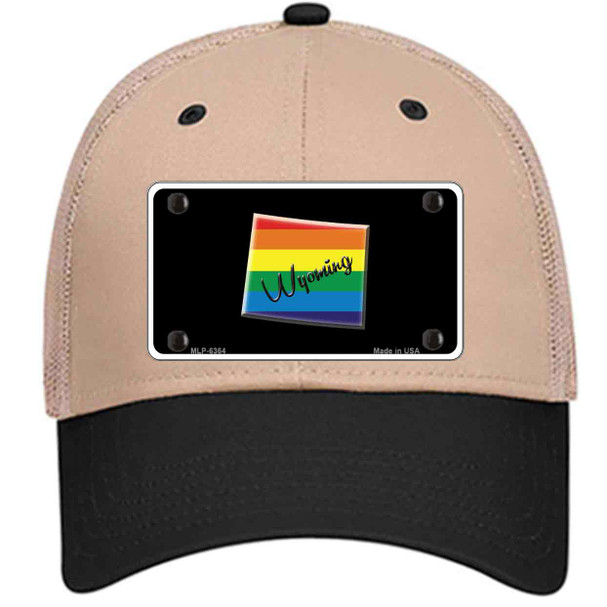 Wyoming Rainbow Wholesale Novelty License Plate Hat