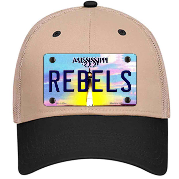 Rebels Mississippi Wholesale Novelty License Plate Hat