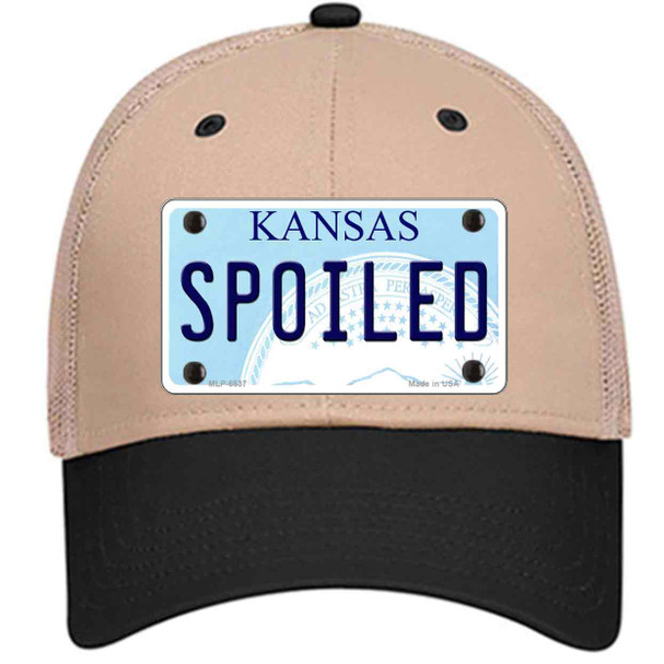 Spoiled Kansas Wholesale Novelty License Plate Hat