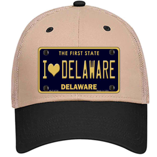 I Love Delaware Wholesale Novelty License Plate Hat