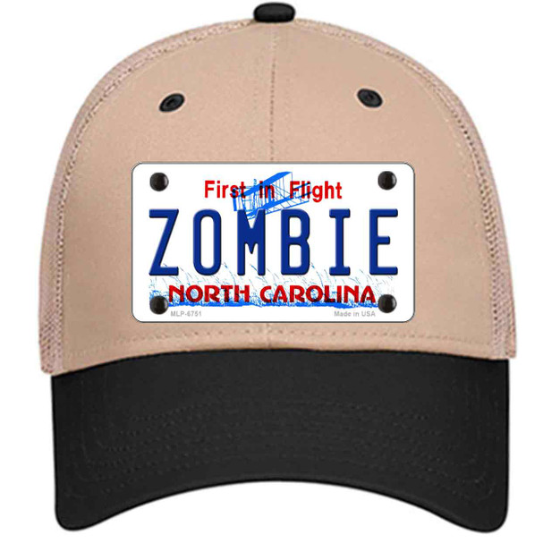 Zombie North Carolina Wholesale Novelty License Plate Hat