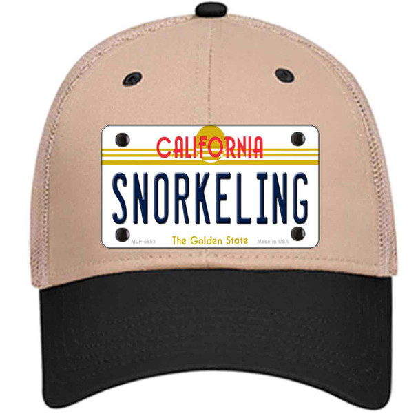 Snorkeling California Wholesale Novelty License Plate Hat