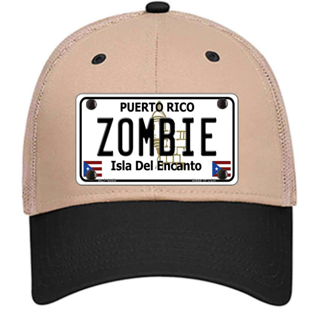 Zombie Puerto Rico Wholesale Novelty License Plate Hat