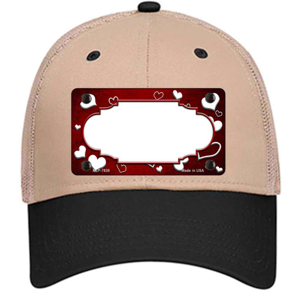 Red White Love Scallop Oil Rubbed Wholesale Novelty License Plate Hat