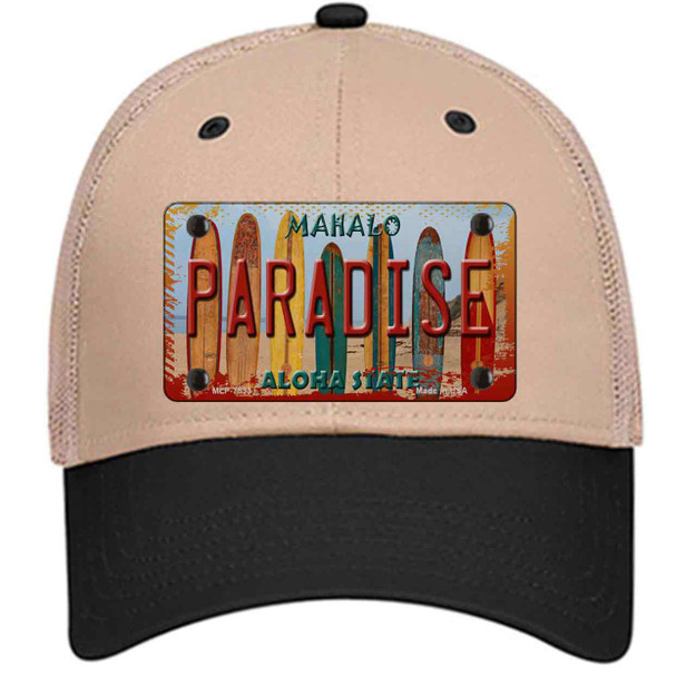 Paradise Surfboards Hawaii State Wholesale Novelty License Plate Hat