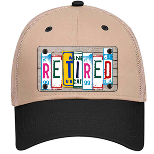 Retired License Plate Art Wood Wholesale Novelty License Plate Hat