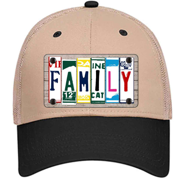 Family License Plate Art Wood Wholesale Novelty License Plate Hat