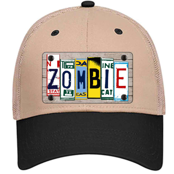 Zombie License Plate Art Wood Wholesale Novelty License Plate Hat