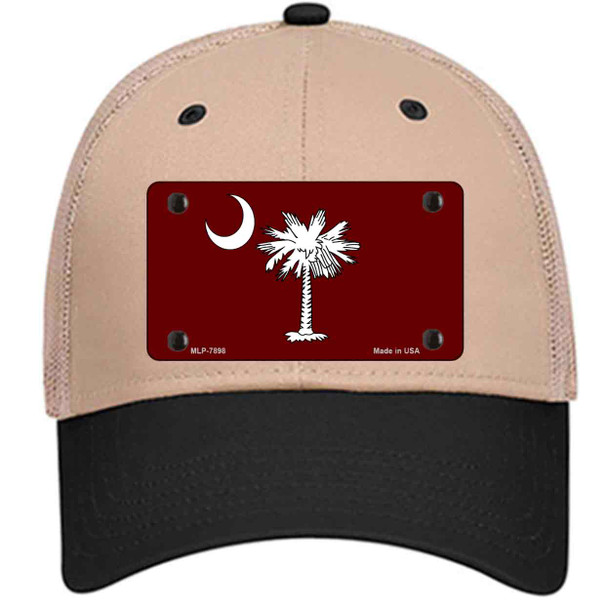 South Carolina Flag Burgundy Wholesale Novelty License Plate Hat