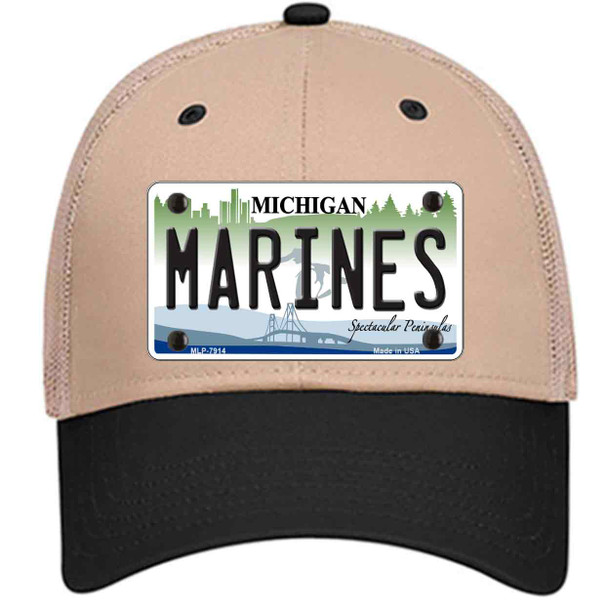 Marines Michigan Wholesale Novelty License Plate Hat