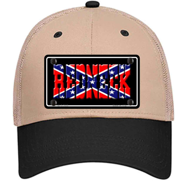 Redneck Confederate Flag Black Wholesale Novelty License Plate Hat