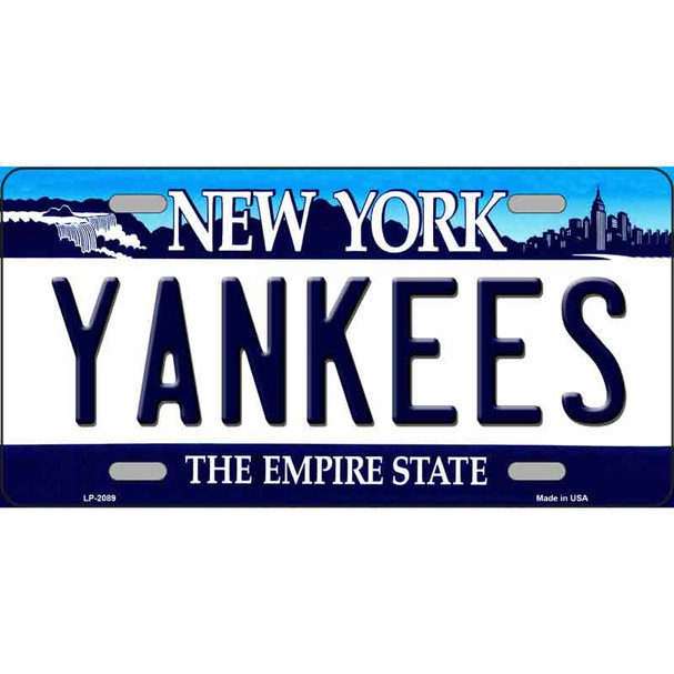 Yankees New York State Wholesale Novelty Metal License Plate