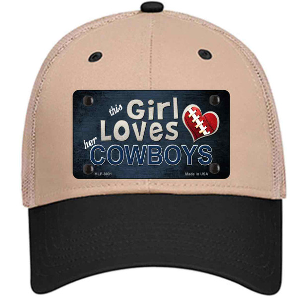 This Girl Loves Her Cowboys Wholesale Novelty License Plate Hat