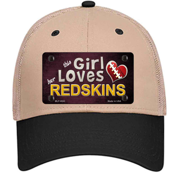 This Girl Loves Her Redskins Wholesale Novelty License Plate Hat