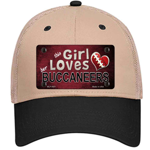 This Girl Loves Her Buccaneers Wholesale Novelty License Plate Hat