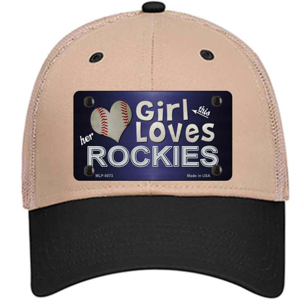 This Girl Loves Her Rockies Wholesale Novelty License Plate Hat