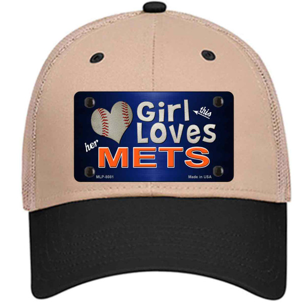 This Girl Loves Her Mets Wholesale Novelty License Plate Hat