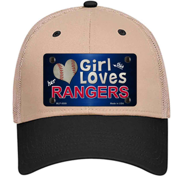 This Girl Loves Her Rangers Wholesale Novelty License Plate Hat