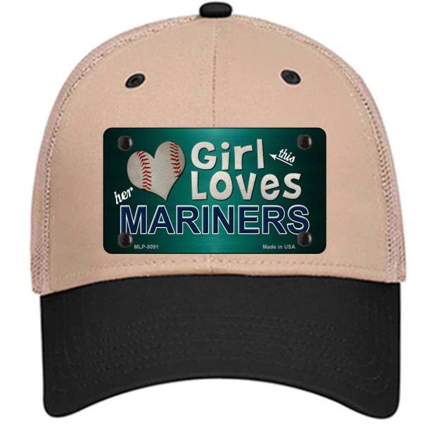 This Girl Loves Her Mariners Wholesale Novelty License Plate Hat