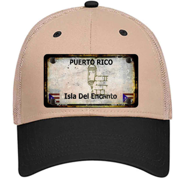 Puerto Rico Rusty Blank Wholesale Novelty License Plate Hat