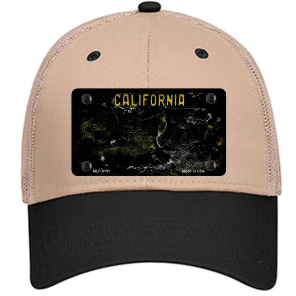 California Black Rusty Blank Wholesale Novelty License Plate Hat