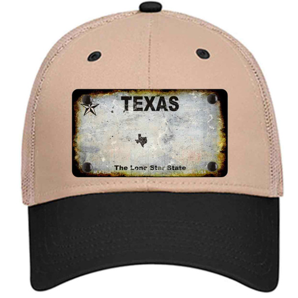Texas White Rusty Blank Wholesale Novelty License Plate Hat