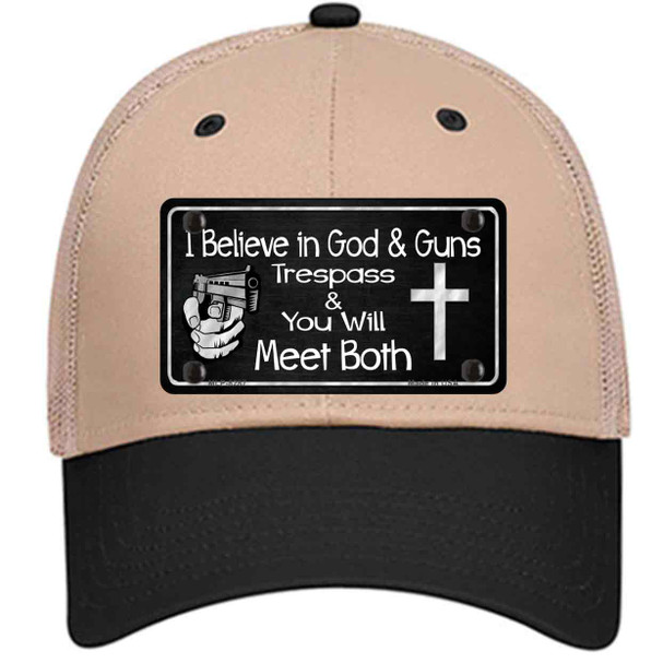 God And Guns Wholesale Novelty License Plate Hat