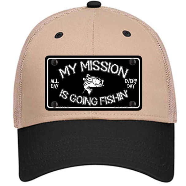 My Mission Is Fishin Wholesale Novelty License Plate Hat