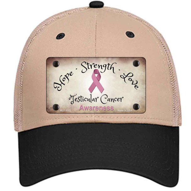 Testicular Cancer Ribbon Wholesale Novelty License Plate Hat