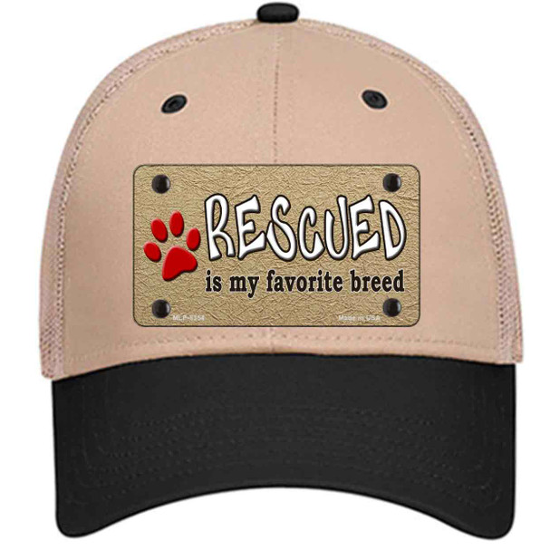 Rescued Is My Favorite Wholesale Novelty License Plate Hat