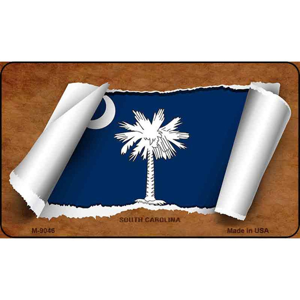 South Carolina Scroll Wholesale Novelty Metal Magnet