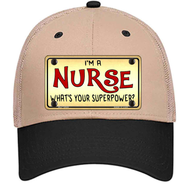 Im A Nurse Tan Wholesale Novelty License Plate Hat