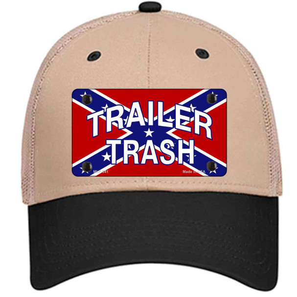 Trailer Trash Confederate Flag Wholesale Novelty License Plate Hat