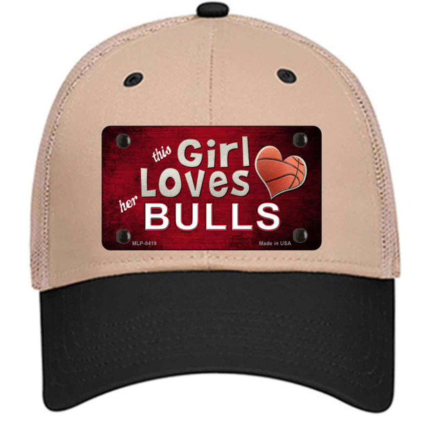 This Girl Loves Her Bulls Wholesale Novelty License Plate Hat