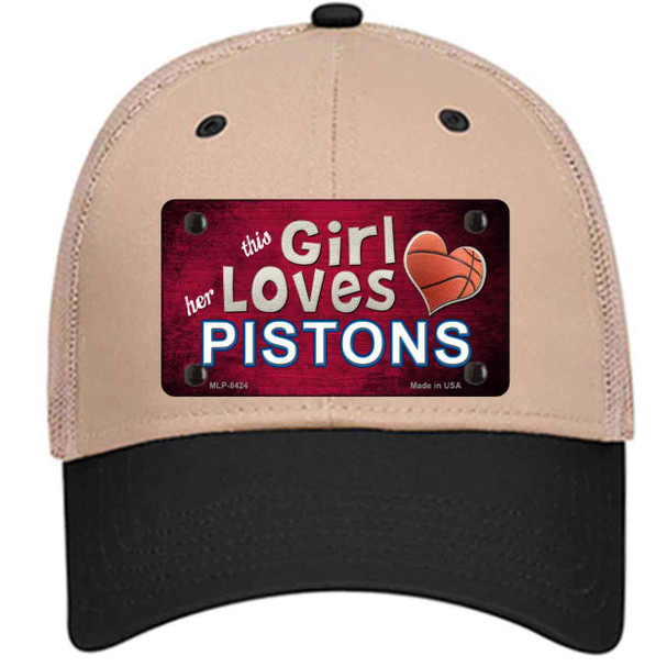 This Girl Loves Her Pistons Wholesale Novelty License Plate Hat