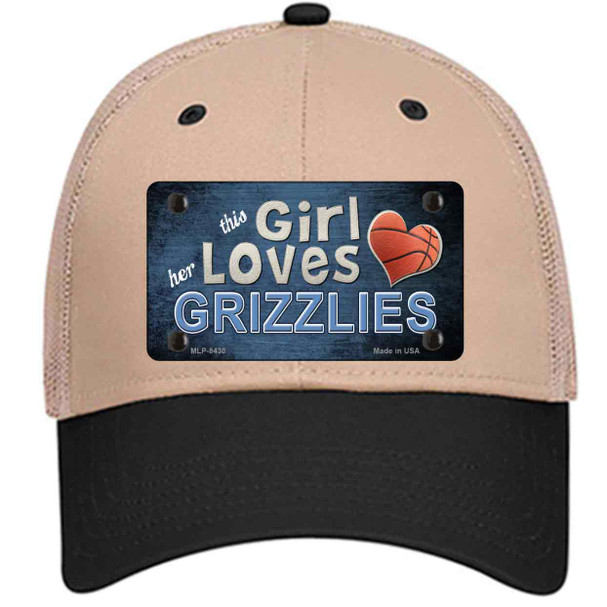 This Girl Loves Her Grizzlies Wholesale Novelty License Plate Hat