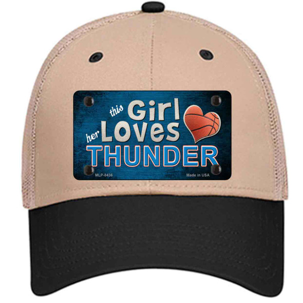 This Girl Loves Her Thunder Wholesale Novelty License Plate Hat
