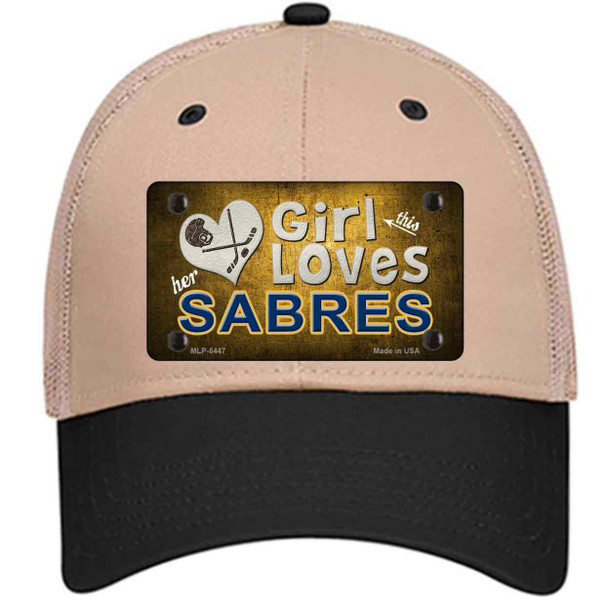 This Girl Loves Her Sabres Wholesale Novelty License Plate Hat