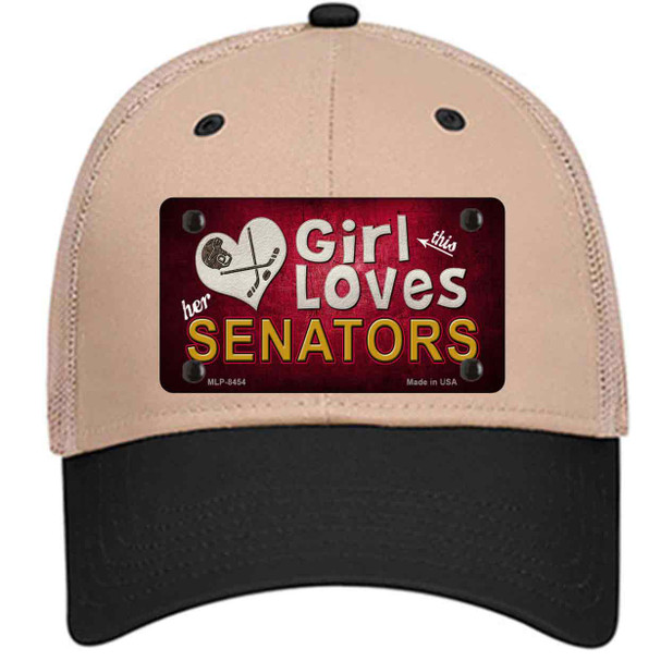 This Girl Loves Her Senators Wholesale Novelty License Plate Hat