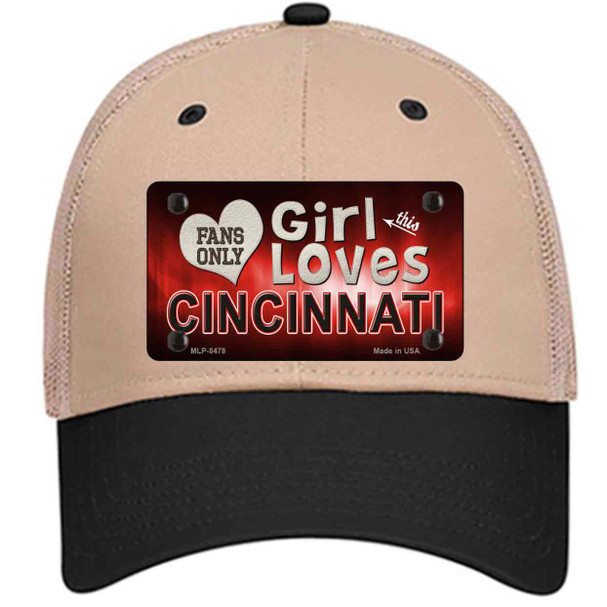 This Girl Loves Cincinnati Wholesale Novelty License Plate Hat