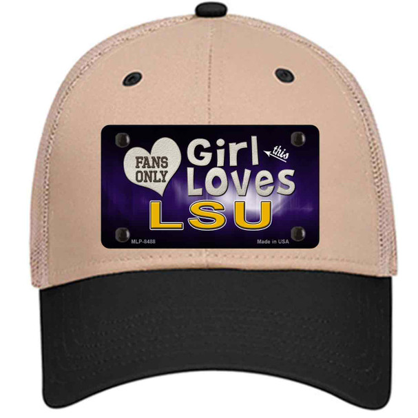 This Girl Loves LSU Wholesale Novelty License Plate Hat