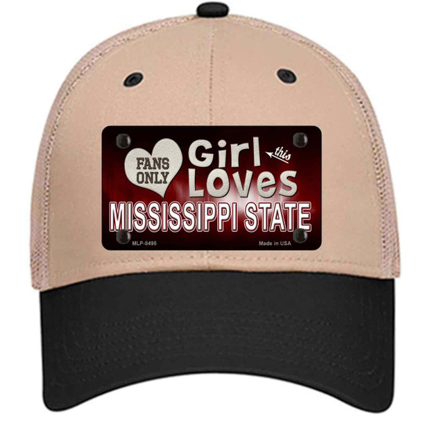 This Girl Loves Mississippi State Wholesale Novelty License Plate Hat