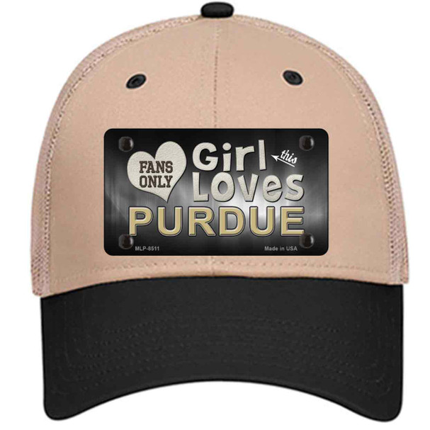 This Girl Loves Purdue Wholesale Novelty License Plate Hat