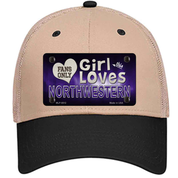 This Girl Loves Northwestern Wholesale Novelty License Plate Hat