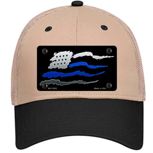 Thin Blue Line Flag Wholesale Novelty License Plate Hat