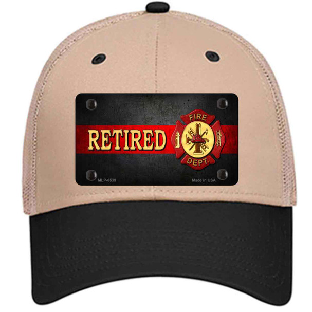 Retired Fire Thin Red Line Wholesale Novelty License Plate Hat