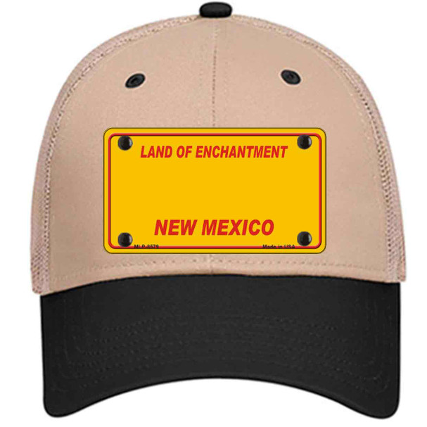 New Mexico Yellow Wholesale Novelty License Plate Hat