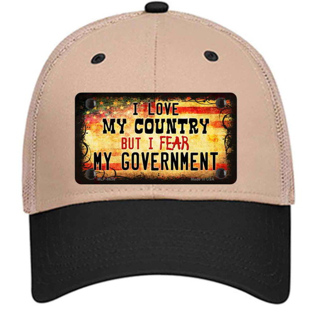 I Love My Country Wholesale Novelty License Plate Hat
