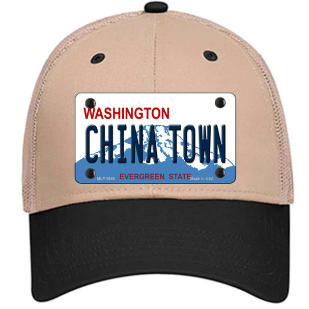 China Town Washington Wholesale Novelty License Plate Hat